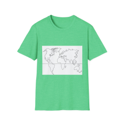 World Map Lines